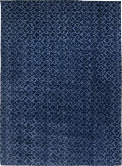 Doris Leslie Blau Collection Pashmina Euro Blue Rug