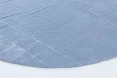 Doris Leslie Blau Collection Round Lavender Hand Knotted Mohair Rug