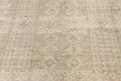 Doris Leslie Blau Collection Samarkand Beige and Brown Handmade Wool Carpet