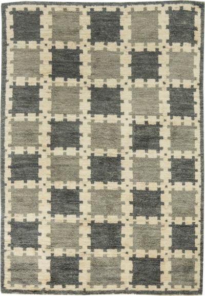 Doris Leslie Blau Collection Scandinavian Design Geometric Hand Knotted Wool Rug