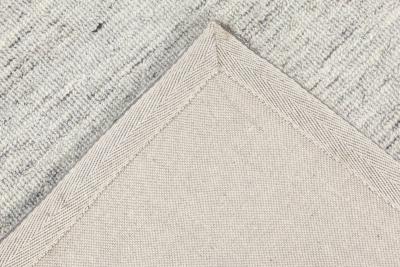 Doris Leslie Blau Collection Solid Light Gray Bauer Handmade Wool Rug III