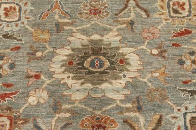 Doris Leslie Blau Collection Sultanabad Inspired Beige Blue Brown Pink Rug