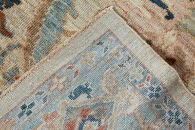 Doris Leslie Blau Collection Sultanabad Style Beige Blue Brown Green Red Rug