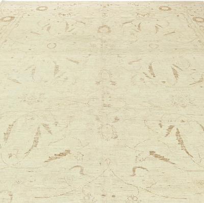 Doris Leslie Blau Collection Tabriz Beige Hand Knotted Wool Rug