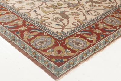 Doris Leslie Blau Collection Traditional Floral Design Flat Weave Wool Rug