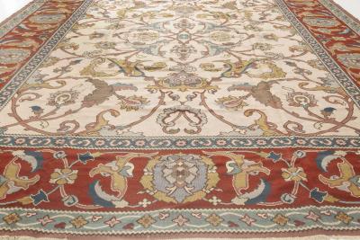 Doris Leslie Blau Collection Traditional Floral Design Flat Weave Wool Rug