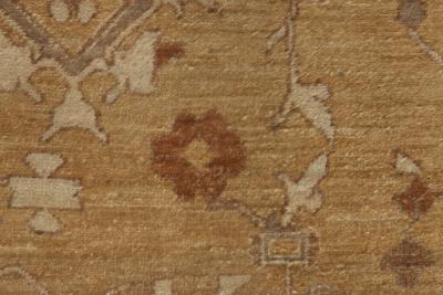 Doris Leslie Blau Collection Traditional Inspired Tabriz Rug in Beige and Brown