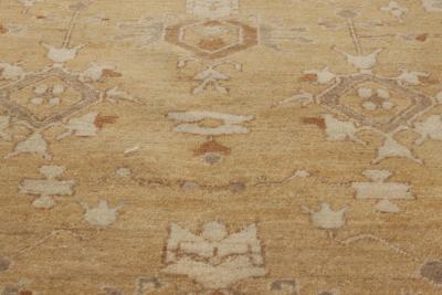Doris Leslie Blau Collection Traditional Inspired Tabriz Rug in Beige and Brown