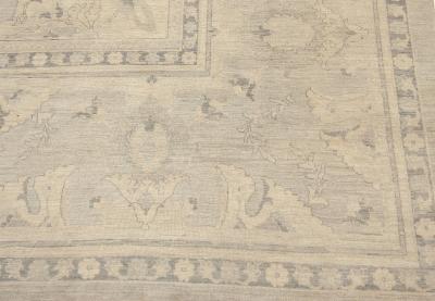 Doris Leslie Blau Collection Traditional Oriental Inspired Beige Gray Wool Rug
