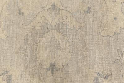Doris Leslie Blau Collection Traditional Oriental Inspired Beige Gray Wool Rug
