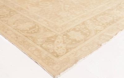Doris Leslie Blau Collection Traditional Oriental Inspired Beige Wool Rug