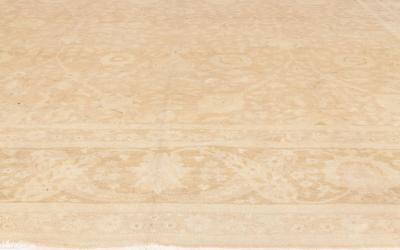 Doris Leslie Blau Collection Traditional Oriental Inspired Beige Wool Rug