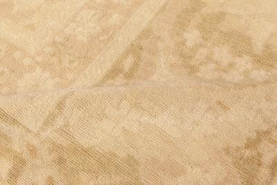 Doris Leslie Blau Collection Traditional Oriental Inspired Beige Wool Rug