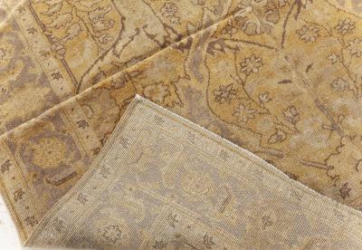 Doris Leslie Blau Collection Traditional Oriental Inspired Yellow Wool Rug
