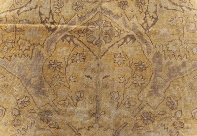 Doris Leslie Blau Collection Traditional Oriental Inspired Yellow Wool Rug