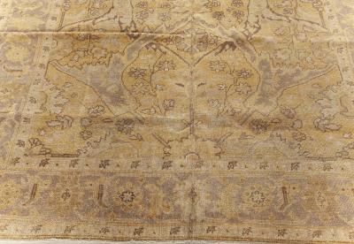 Doris Leslie Blau Collection Traditional Oriental Inspired Yellow Wool Rug