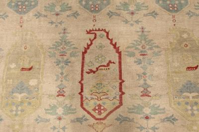 Doris Leslie Blau Collection Traditional Oushak Design Handmade Wool Rug