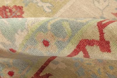 Doris Leslie Blau Collection Traditional Oushak Design Handmade Wool Rug