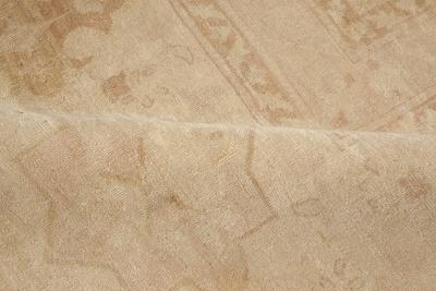 Doris Leslie Blau Collection Traditional Tabriz Inspired Beige Handmade Wool Rug
