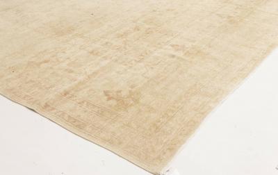 Doris Leslie Blau Collection Traditional Tabriz Inspired Beige Handmade Wool Rug