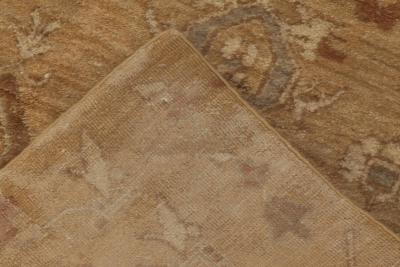 Doris Leslie Blau Collection Traditional Tabriz Inspired Beige Rug Fragment 
