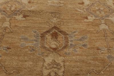 Doris Leslie Blau Collection Traditional Tabriz Inspired Beige Rug Fragment 