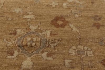 Doris Leslie Blau Collection Traditional Tabriz Inspired Beige Rug Fragment 