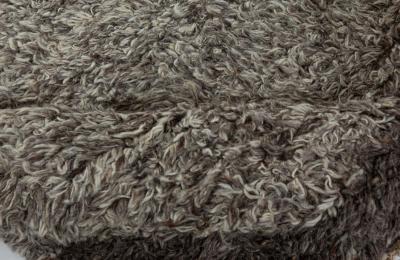 Doris Leslie Blau Collection Tribal Tulu Nadu Style Brown Wool Rug