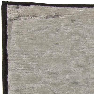 Doris Leslie Blau Collection high quality Modern Gray Handmade Wool Rug