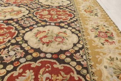 Doris Leslie Blau Colllection Bessarabian Floral Design Wool Rug