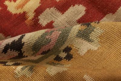 Doris Leslie Blau Colllection Bessarabian Floral Design Wool Rug