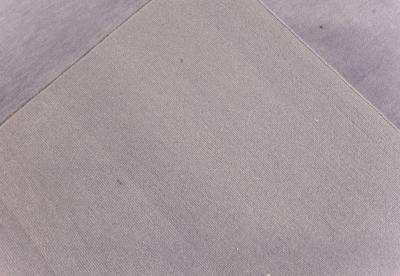 Doris Leslie Blau Oversized Solid Smoky Amethyst Handmade Mohair Modern Rug