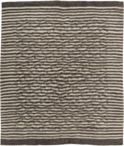 Doris Leslie Blau Taurus Collection Modern Striped Handmade Goat Hair Rug