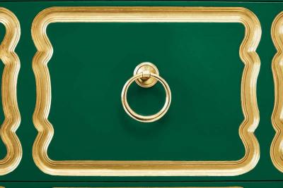 Dorothy Draper Authentic Dorothy Draper Espana Chest in Emerald Green