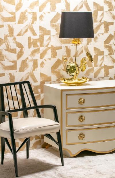 Dorothy Draper DOROTHY DRAPER VIENNESE COLLECTION CHEST LACQUERED IN IVORY CIRCA 1963