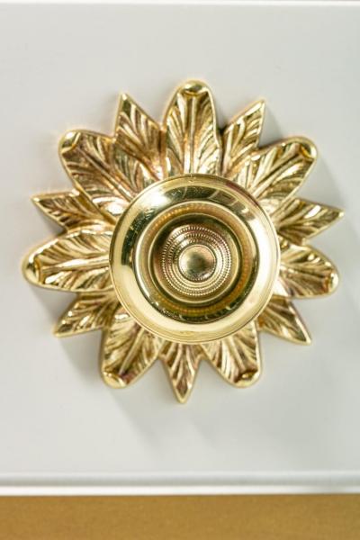 Dorothy Draper DOROTHY DRAPER VIENNESE COLLECTION CHEST LACQUERED IN IVORY CIRCA 1963