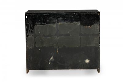 Dorothy Draper Dorothy Draper Mid Century American Black and Gold Painted 3 Drawer Chest