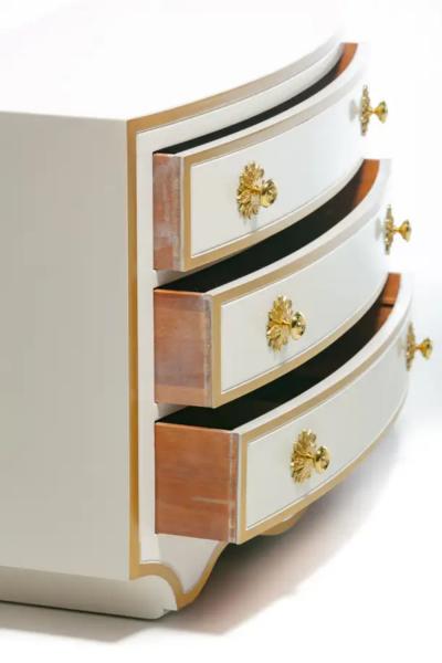 Dorothy Draper Dorothy Draper Viennese Collection Chest Lacquered in Ivory circa 1963