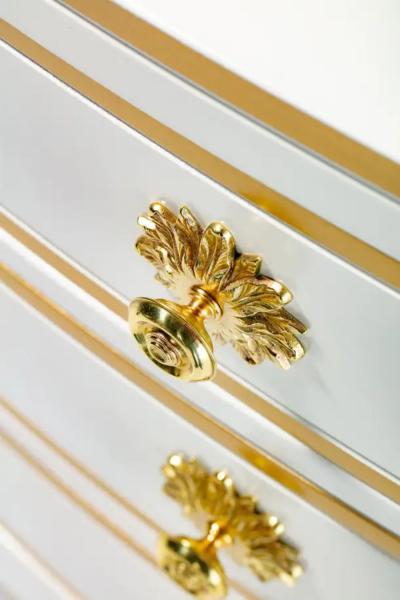 Dorothy Draper Dorothy Draper Viennese Collection Chest Lacquered in Ivory circa 1963