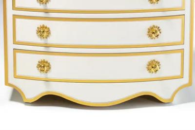 Dorothy Draper Dorothy Draper Viennese Collection Chest Lacquered in Ivory circa 1963