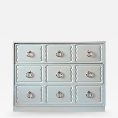 Dorothy Draper Espana Chest in Tiffany Box Blue