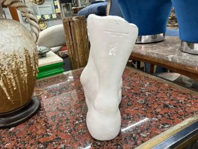 Dorothy Draper Large French Neoclassical Style Plaster Foot Sculpture