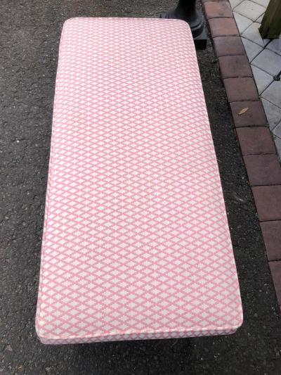 Dorothy Draper Lovely Hollywood Regency Dorothy Draper style Carved Wood Bench