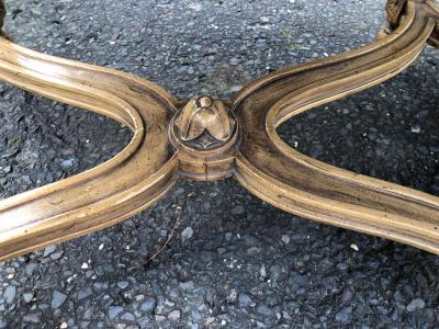 Dorothy Draper Lovely Hollywood Regency Dorothy Draper style Carved Wood Bench