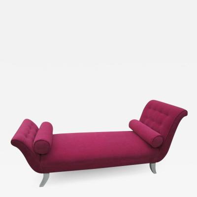 Dorothy Draper Outstanding Dorothy Draper Style Chaise Sofa Hollywood Regency