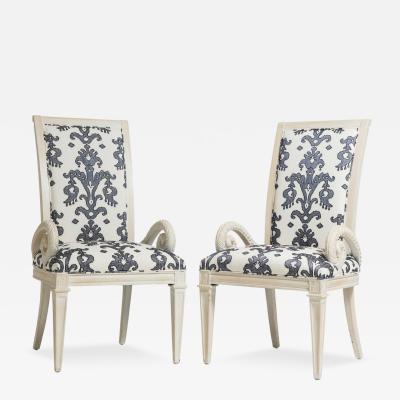 Dorothy Draper Pair Of Dorothy Draper Style Armchairs