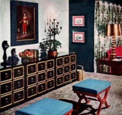 Dorothy Draper Pair of Authentic Dorothy Draper Espana Chests in Traditional Black Bean