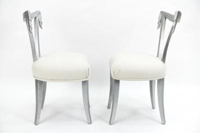 Dorothy Draper Pair of Dorothy Draper Grosfeld House Side Chairs Mid Century Modern