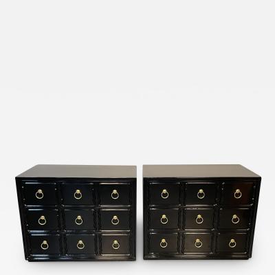 Dorothy Draper Pair of Dorothy Draper for Heritage Espana Chests Commodes Mid Century Modern