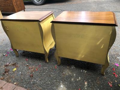 Dorothy Draper Pretty Pair French Provincial Night Stands Dorothy Draper Style